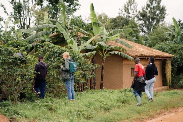 Long Miles Coffee team visiting coffee farmers in Burundi